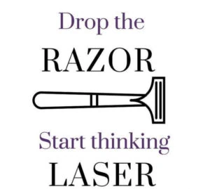 A razor with purple text | Apex Fit in Orlando, FL